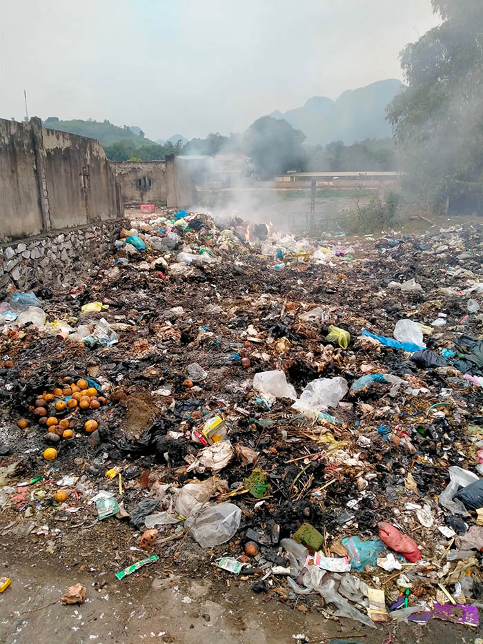 Bãi rác Chợ Cây Chanh Đỉnh Sơn