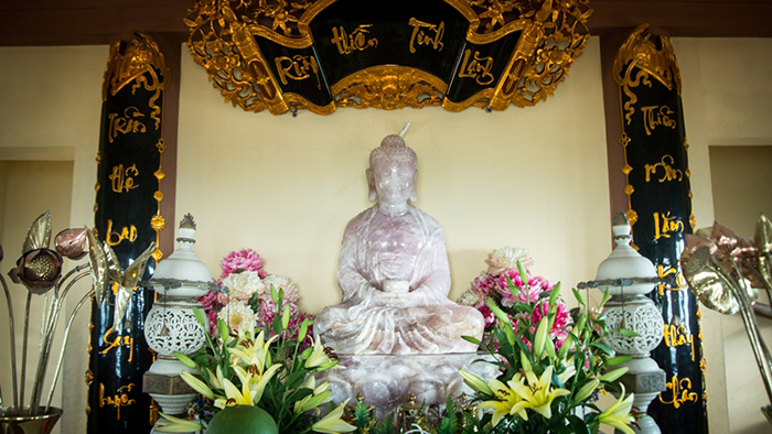 Tượng phật bà Đại Tuệ tại chùa Đai Tuệ