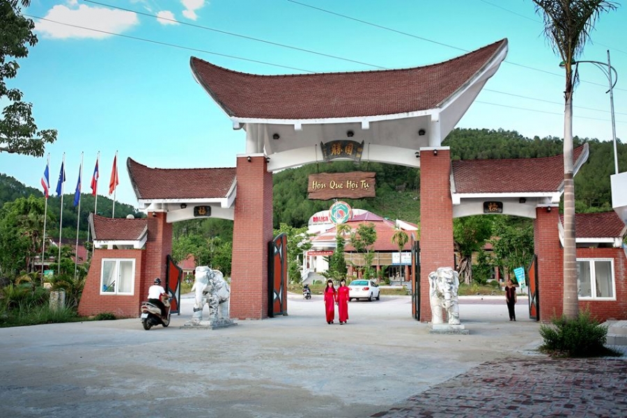 Hải Thượng resort cổng chính